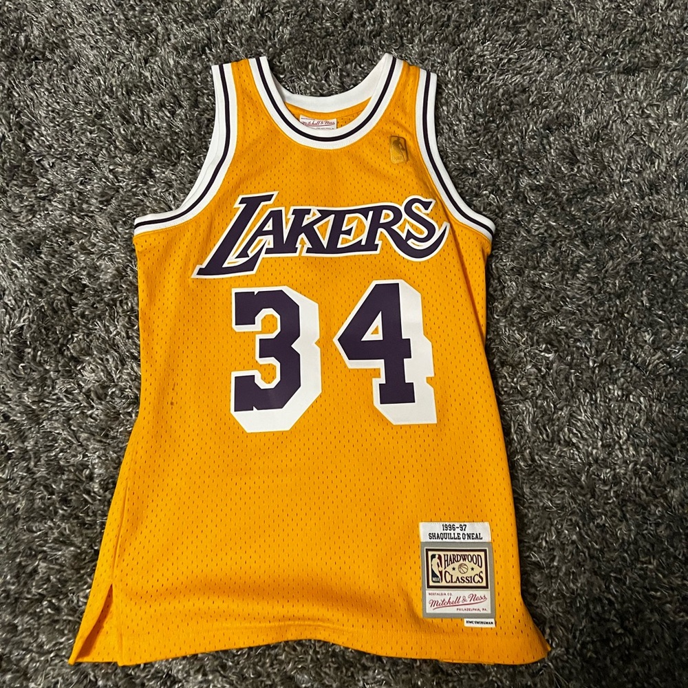 Gold Shaq Jersey